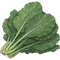 Kale or collard greens or chard