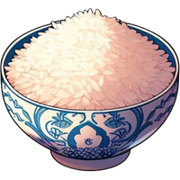 cooked white rice