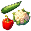 Seasonal vegetables