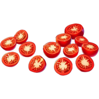 Halved cherry tomatoes