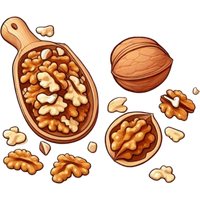 shelled toasted walnuts