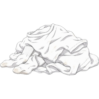 Pile of white clothes