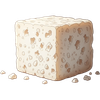 Chunk of cotija cheese