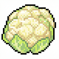 8-bit Cauliflower