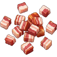 finely chopped bacon