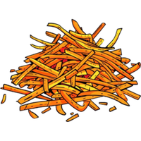 shredded carrot