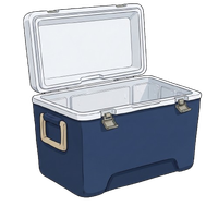 Open cooler or storage bin