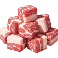 beef cubes 1 inch pieces