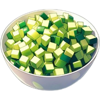 diced zucchini