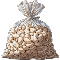 Dried white beans